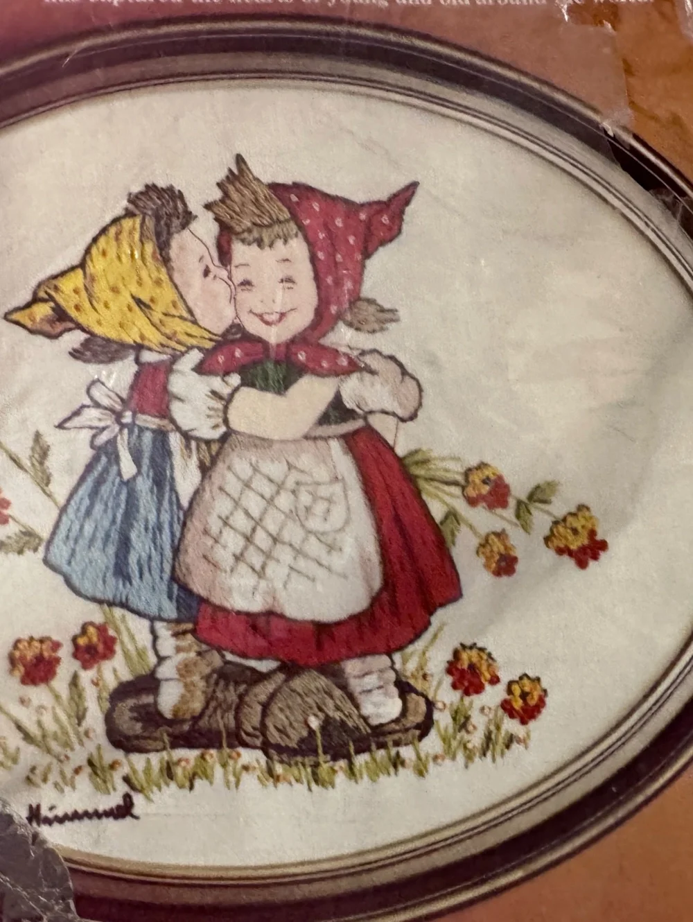 Exquisite Hummel Stitchery Crewel Kit by Paragon Needlecraft, 1976